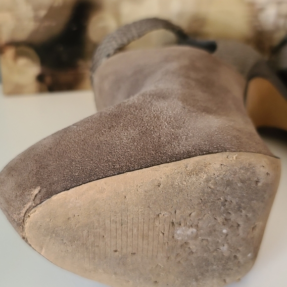 Jessica Simpson suede snakeskin heeled booties US 7.5 - Picture 5 of 7